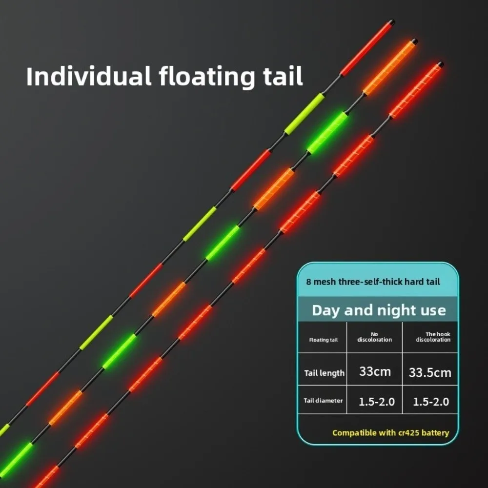 Super Bright LED Fishing Smart Float Top Luminous Ultra Sensitive Electronic Floats Buoy Induction Night Fishing Float Top
