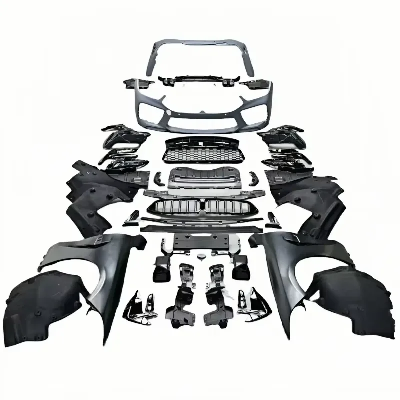 

For M8 G14 G15 G16 Body Kit Front Bumper with Fender and Headlights for Upgrade Includes Fog Light Cut-Outs