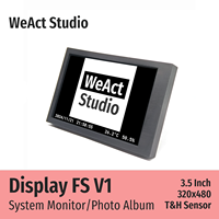 WeAct 3.5 Inch IPS Type C Secondary Screen for Computer CPU GPU RAM HDD Display 320*480 System Monitor Photo Album