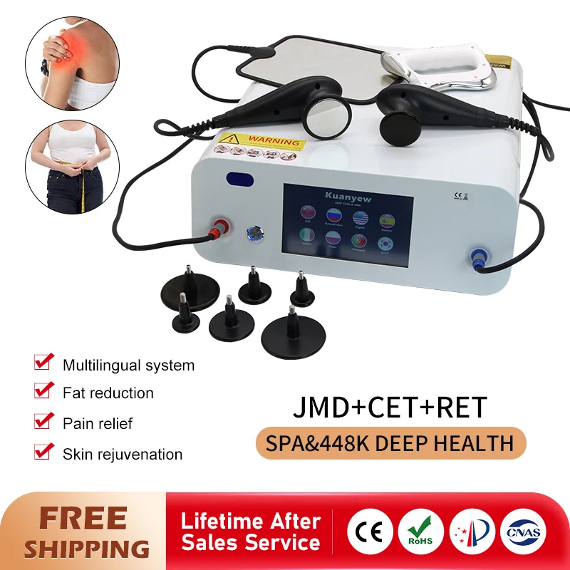 

New Spain Technology Diathermy Therapy CET RET 448K Pain Relieve Wrinkle Removal Face Lift Skin Tightening Massage Weight Lose