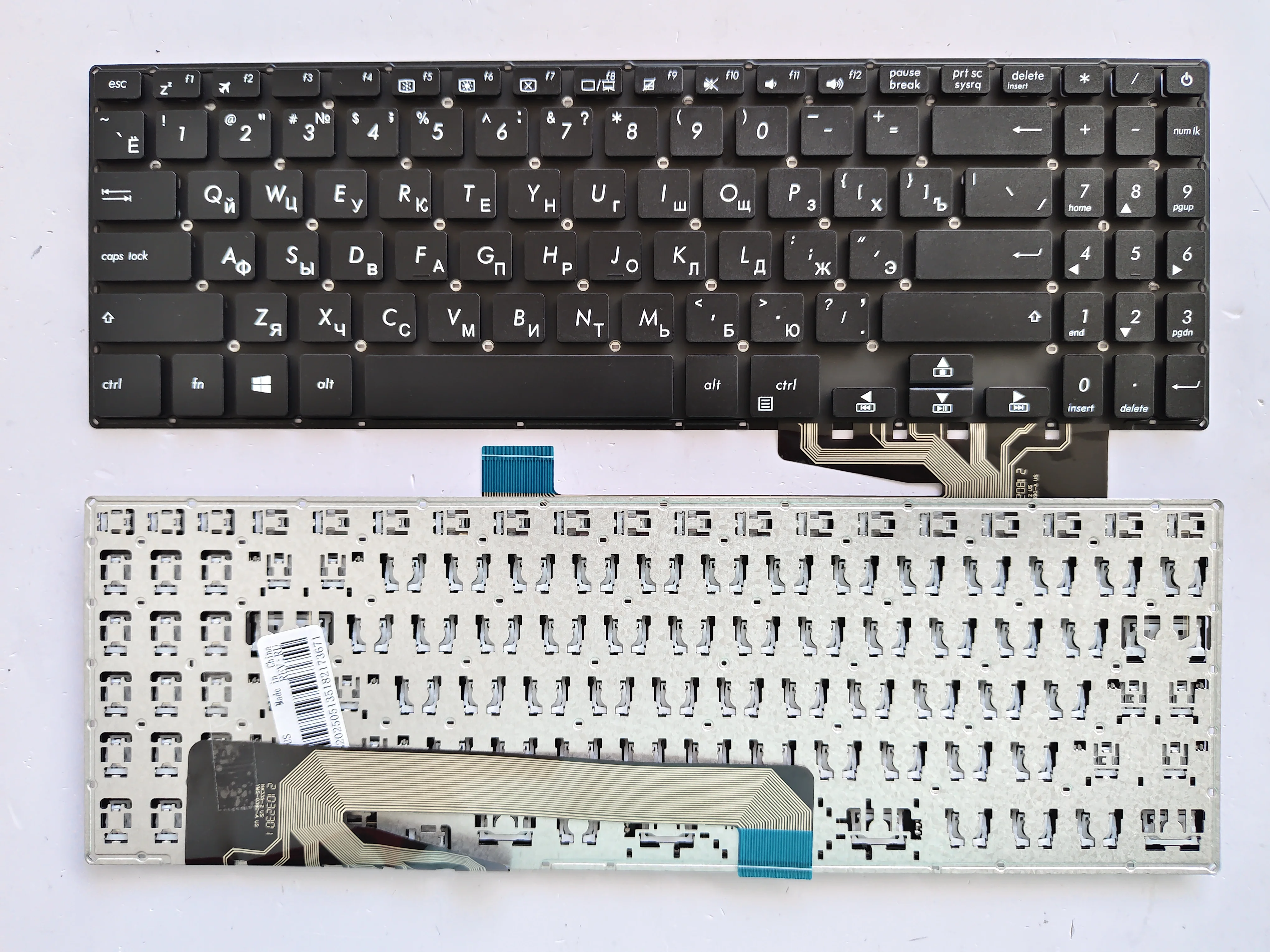 

RU Layout for Asus YX560UD X560u YX560 X560UD YX560U X560 Laptop Keyboard
