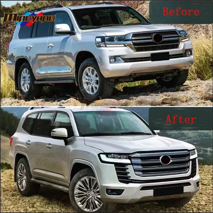 Land Cruiser Fj200 LC200 Upgraded to LC300 2022 Body Kit for High Quality New Car Bumper Conversion 1:1 Body Kit 2008-2020