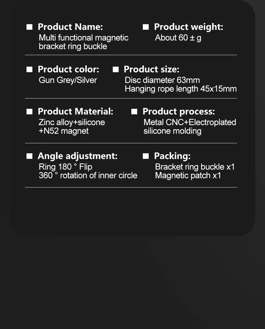 Magnetische Halterung Ring Schnalle Telefon Ständer Silikon Saugnapf Wand Spiegel Halter Finger Ring IPhone Halterung Magsafe Telefon Halter – Detail 16