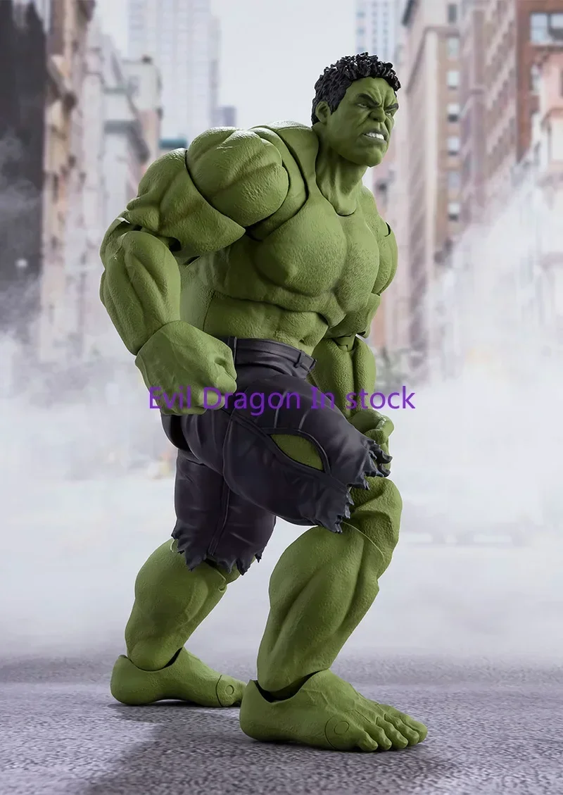 متوفر في المخزون لعبة Bandai Shf Marvel Avengers Endgame Edition كابتن أمريكا الرجل الحديدي Mk6 Thor Hulk هدية قابلة للجمع لعبة شخصية الحركة