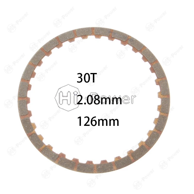 A6GF1 A6GF2 Transmission LOW REVERSE / Single Sided Friction Plate External Spline 3-5 Reverse 09-up Gearbox Disc Kit