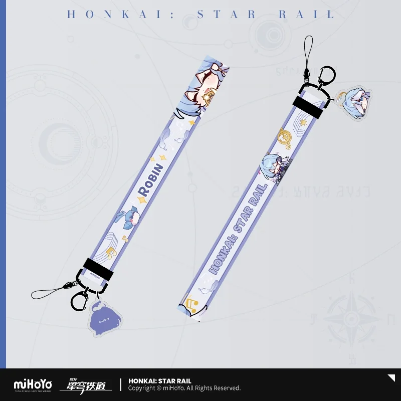 Официальный товар Sunsyea Honkai Star Rail miHoYo, оригинальный подлинный ремешок для мобильного телефона, 7 марта Dan Heng Jing Yuan, авантюрин