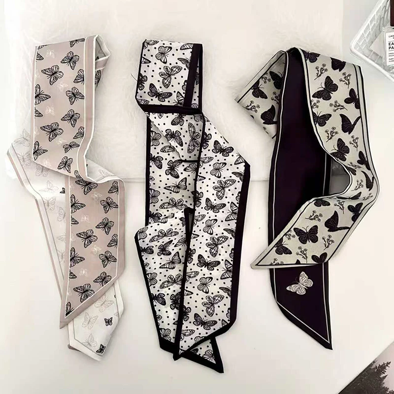 高級ブランドモデルバッグハンドバッグハンドルリボンスカーフ小 - Women Accessories Brands のレビューと価格