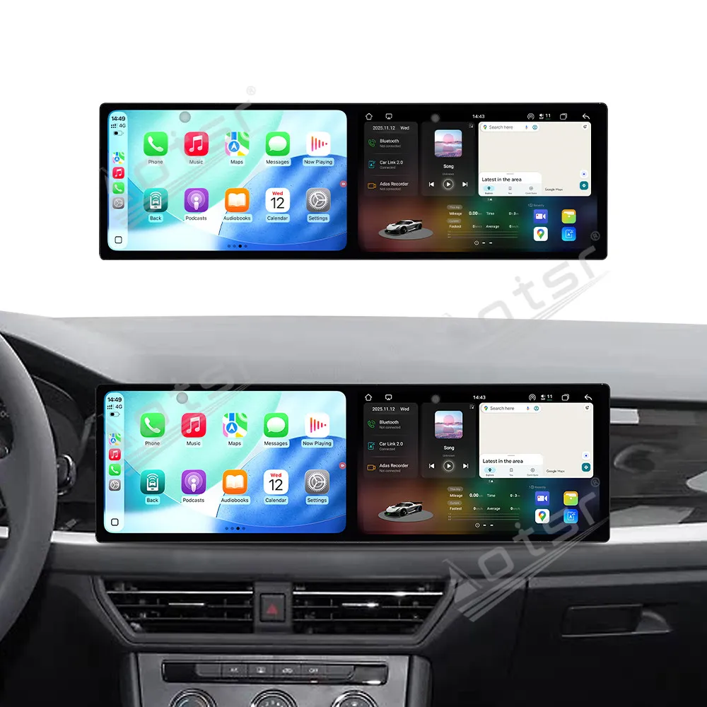 

Dual-Screen Car Radio For Volkswagen Lavida Lavida Plus 2018-2022 Car Multimedia Video Player GPS Navigation Carplay Unit HD