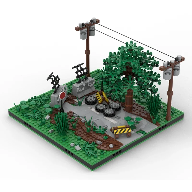 

520pcs MOC Apocalypse The End of the Road Building Blocks Christmas Gift Highly Detailed Creative Project for Enthusiasts