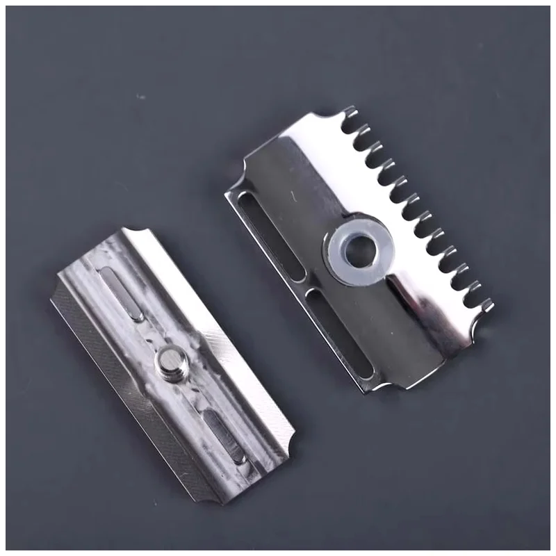 Safety Razor Head Dual Comb Stainless Steel Polished 316 Vostok 90DC 0.9mm Blade Gap with Yaqi Hot Sale 2026 Mens Grooming Tools