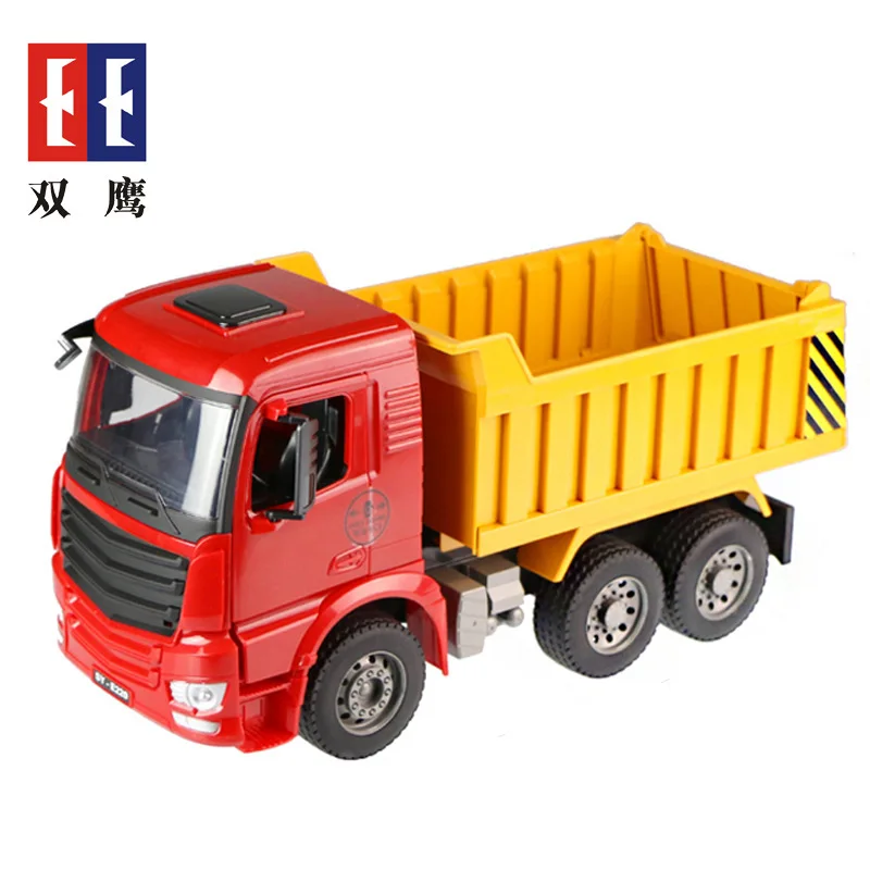 

Double E E220 Dumper Truck Model Engineering Vehicle Car Toys Manual Simulation Dump Trucks Open Door Children's Toy Gifts Kids