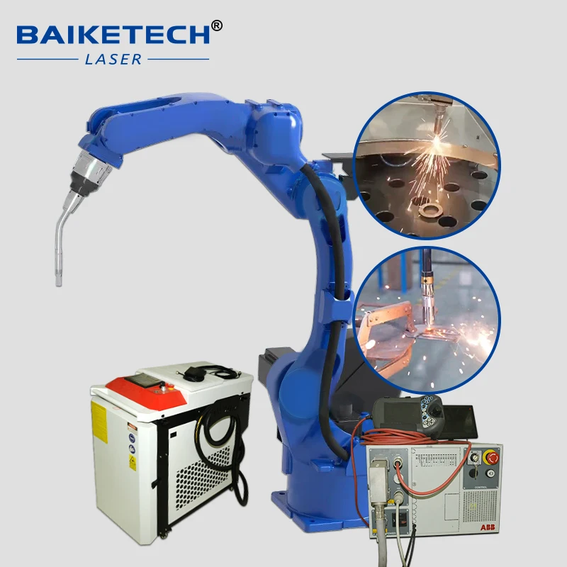 Fabriek Groothandel 3000W 3d Fiber Laser Lassen Robotarm Machine Automatische Laser Lasser Collaboratieve Robot Systeem Voor Metaal