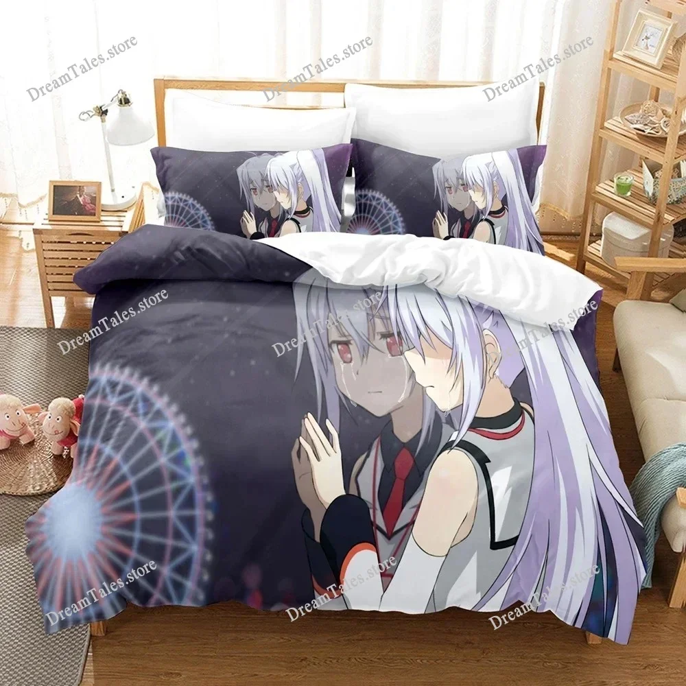 

Home Textile Cartoons Plastic Memories Isla Cover Duvet Cover Pillow Case Boy Girl Polyester Bedding Set King Queen Twin Size741