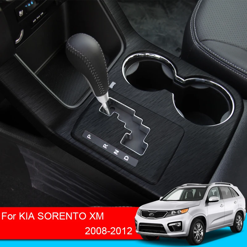 Car Interior Sticker For KIA SORENTO XM 2008-2012 Lifting Window Panel Decal Gear Box Dashboard Protective Film Accessory