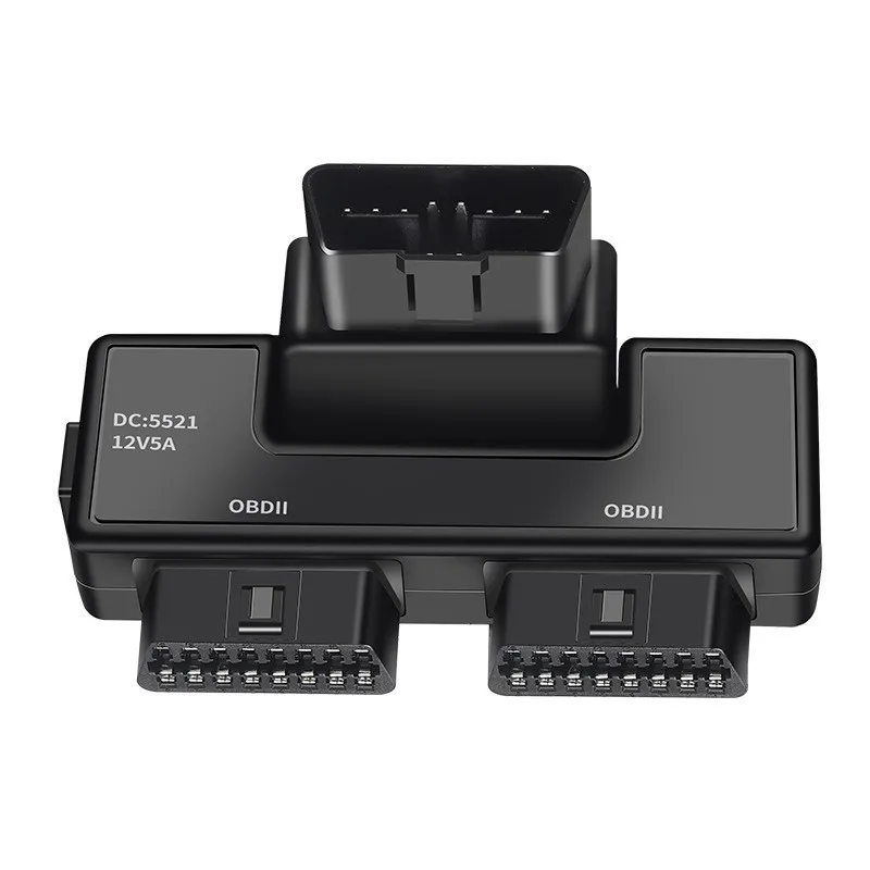 OBD2 One-Two Adapter Line 16-Pin 16-Core Car Truck New Energy OBD Universal Belt H015 Automobile Fault Diagnosis Instrument