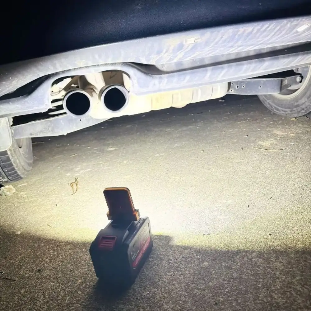 

Long Lasting 21V Work Light Adjustable Interface Wide Beam Battery Powered Light 14W Power Cordless Emergency Light