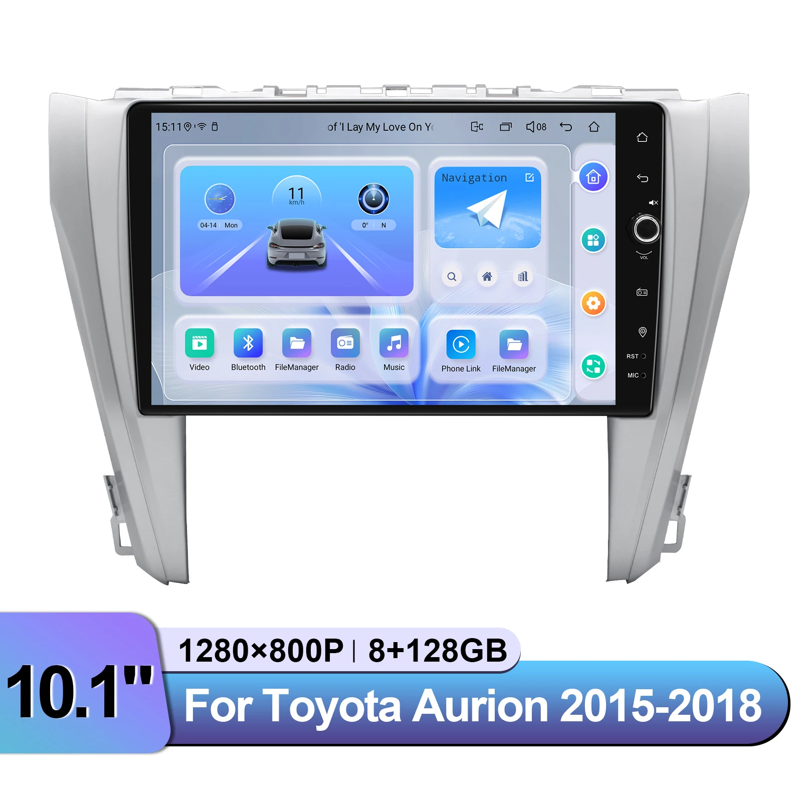 JOYING Android Car Stereo for Toyota Aurion 2015-2018 Wireless CarPlay Android Auto GPS Factory Camera Steering Wheel Control