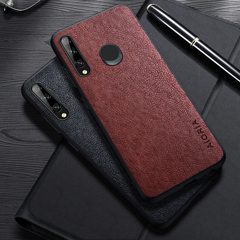 Case For Huawei P30 Lite Simple Design Luxury Leather Business Cover For Huawei P30 Pro Case