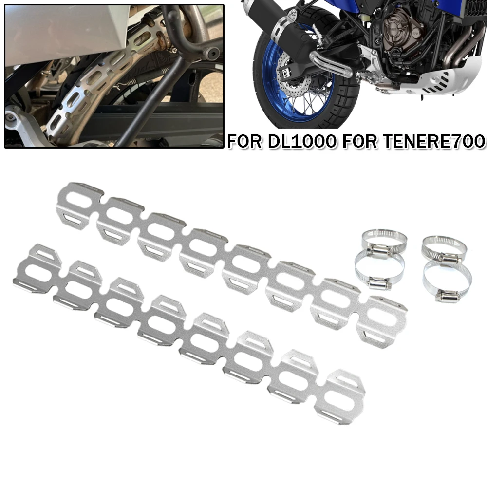 Motorcycle Exhaust Muffler Pipe Heat Shield Guard For Suzuki DL1000 For Yamaha R6 R1 R3 For Tenere 700 1200 For CB1000R CB650R