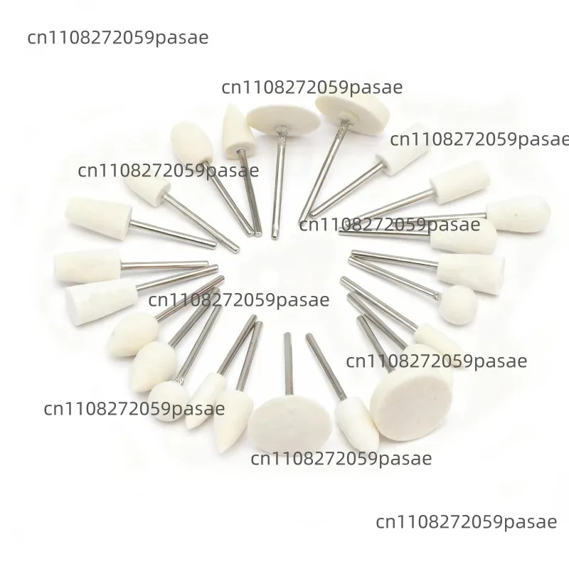

Набор из 22 шерстяных полировальных кругов для обработки нефрита и металла, специальные войлочные полировальные круги для ювелирных изделий