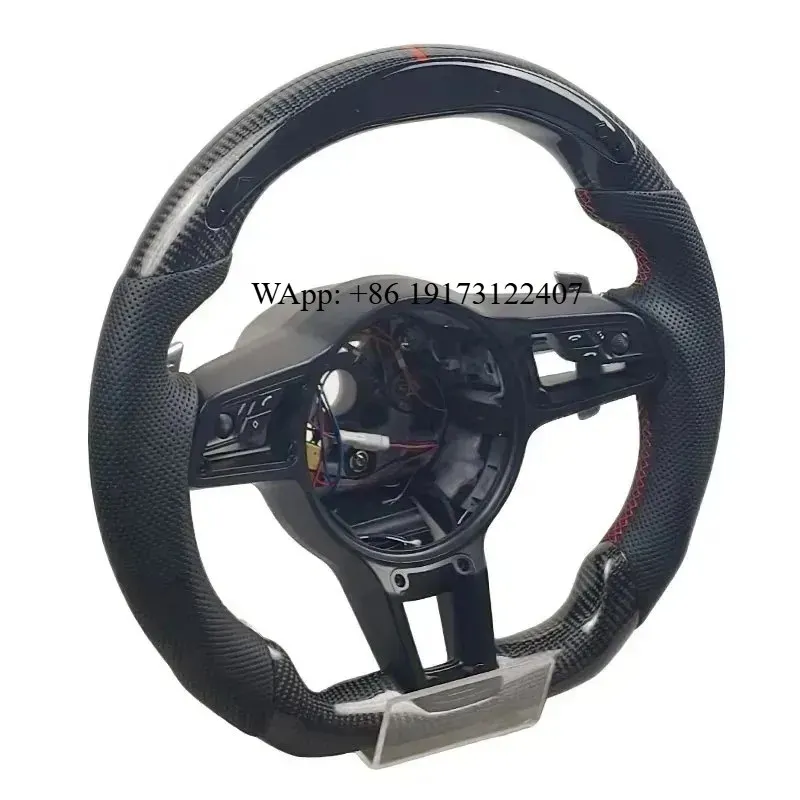 

For Steering Wheel 718 911 918 958 970 971992 991 Carbon Fiber LED Steering Wheel