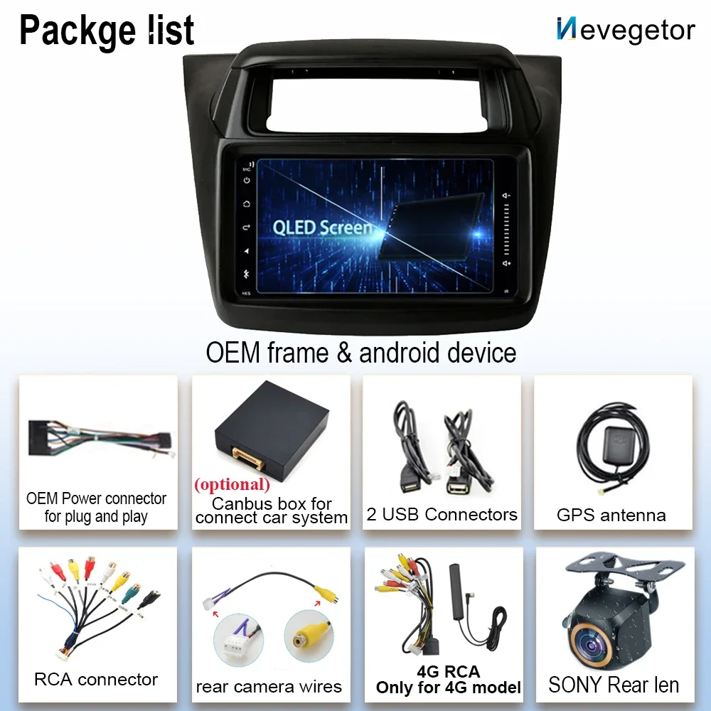 Car DVD Android 13 Wireless Carplay per Mitsubishi Pajero Sport Triton 2014 Auto Radio Multimedia Player navigazione GPS NO 2din