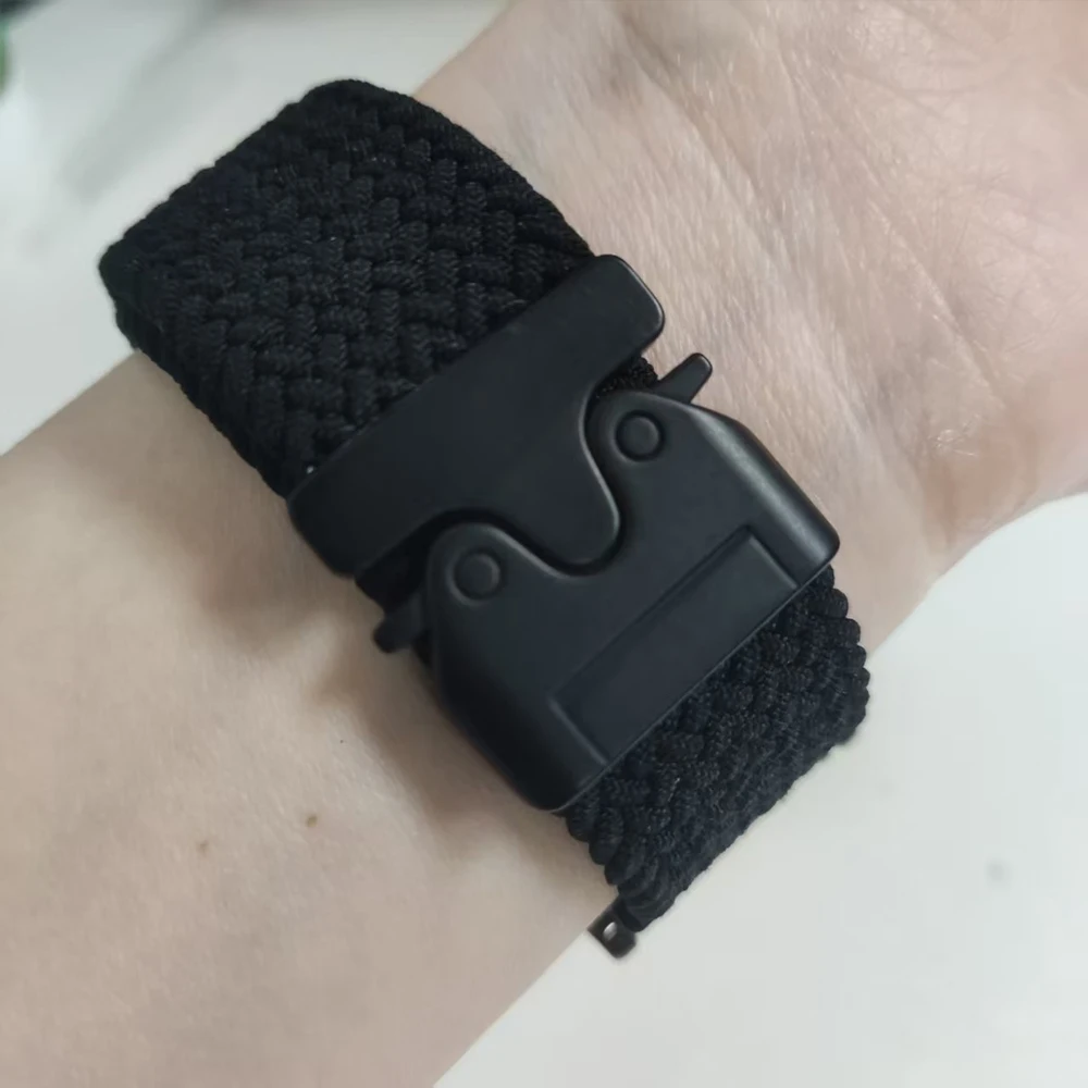 22 มม.20 มม.สําหรับ Amazfit Active 2 BALANCE/Cheetah ไนลอน GTR 4 3 Pro/GTS 4 MINI/GTS 3 2e/Bip6 5 U สร้อยข้อมือเปลี่ยน