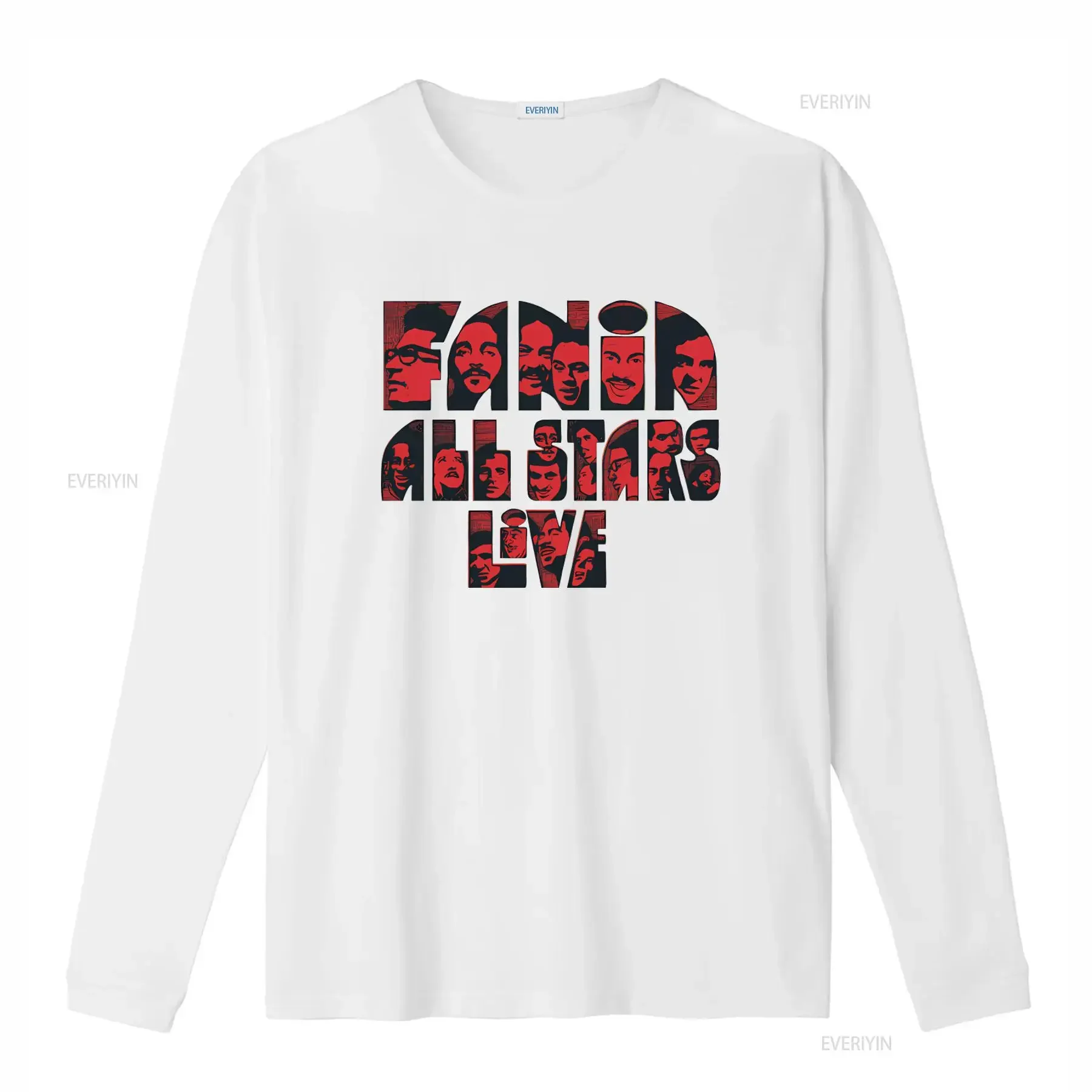 Fania All Stars Live Latin Salsa 70s Music Hector Lavoe Willie Colon T Shirt vintage Washed fashion Comfortable Casual homme