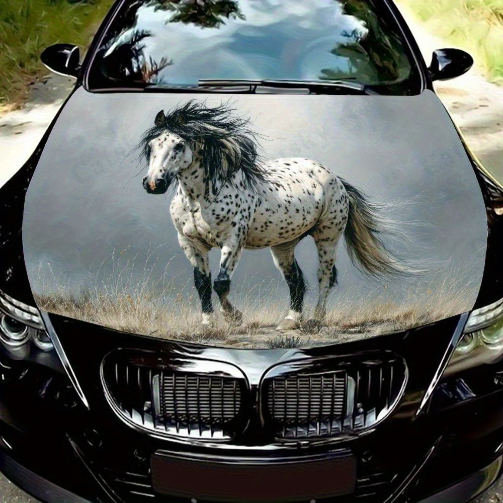 

Spotted Horse Vinyl Decal - Realistic And Cool Patterns - Heavy-Duty SUV Exterior Sticker - Weatherproof, Scratch-Resistant Car