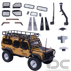 FMS FCX24M primera generación Defender D90 D110 KIT accesorios 1/24 RC coche vehículo mejora simulación protección armadura Decoración