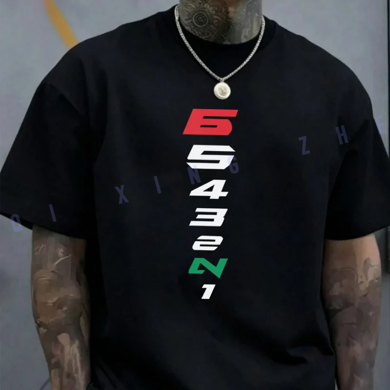 

Moto One Dwn Five Up 1N3456 Shirt Cotton Casual T-shirts Mens Summer Moto Cycling Sportswear Top Tee 2026
