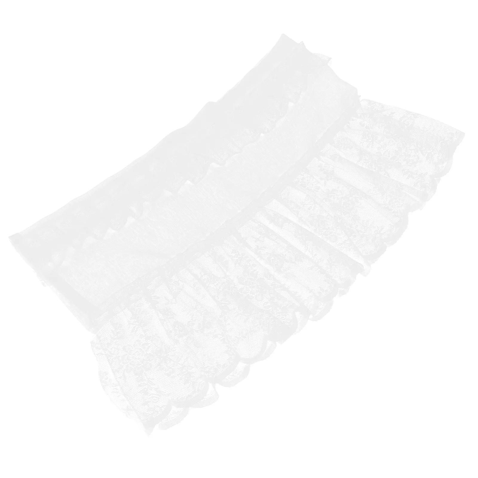 

1Pcs Kitchen Coffee Partition Short Curtain Lace Window Drape Home Decor Protective Sunlight Filter Window Accessory
