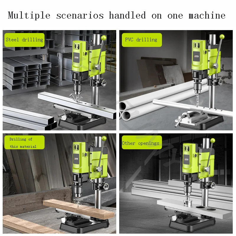 Imagem -03 - Household & Industrial Ferramenta de Perfuração de Alta Potência Alta Precisão Faça Você Mesmo Banco de Processamento Driller 220v Máquina de Perfuração de Bancada Portátil