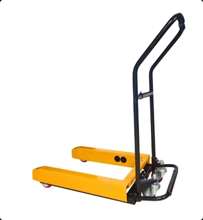 Truck with Platform Trolley Plate Mini Truck Box Cart Mini Four-Wheel Plastic Container Transport Cart Hand Manual Turnover Box