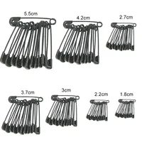 MIUSIE 100Pcs/set Safety Pins DIY Sewing Tool Accessory Stainless Steel Needle Large Safety Pin Small Brooch Apparel Accessories