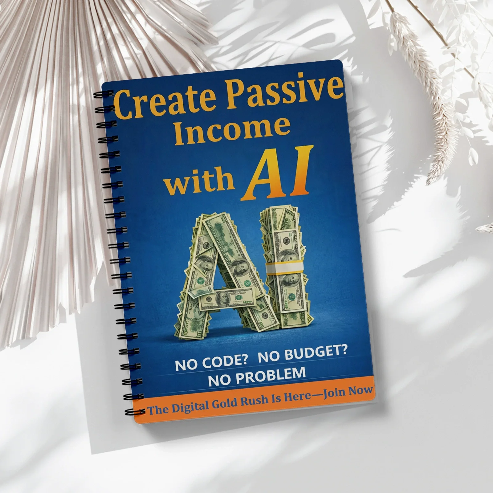 Beginner's Guide to Create Passive Income with AI: Navigating the Digital Gold Rush - English Book