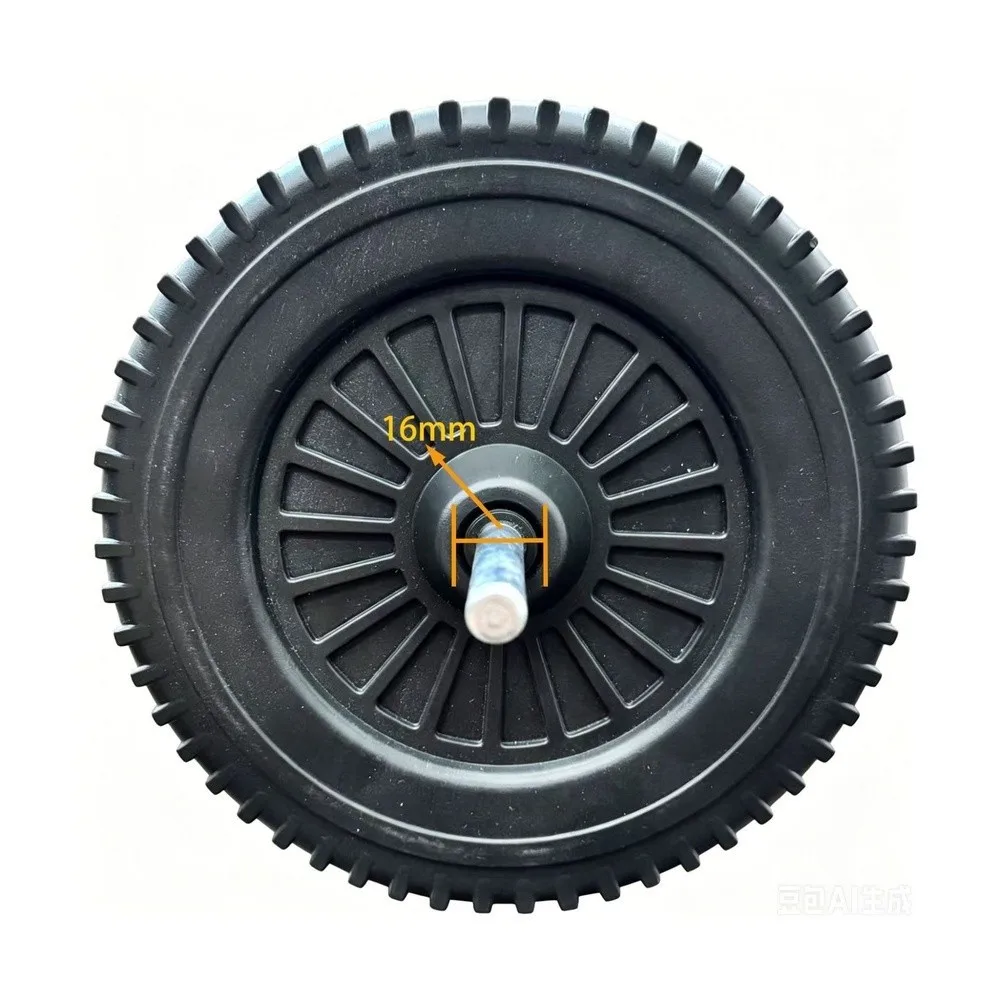 Grill Wheel 7 Inch Size with 16mm Center Hole for BBQ Cart Mobility Smooth Rolling and Rust Resistant Materials