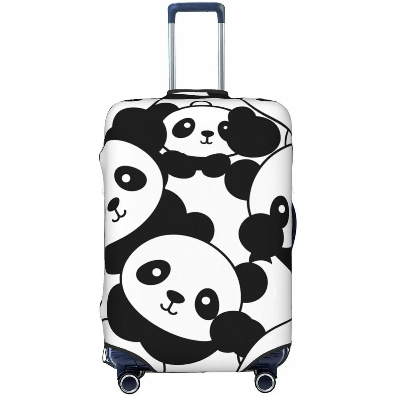 

Эластичный чехол для багажа, устойчивый к царапинам, грязевые чехлы, милые панды, животные, тема, мультяшный принт, дорожный чехол для багажа, защита для чемодана