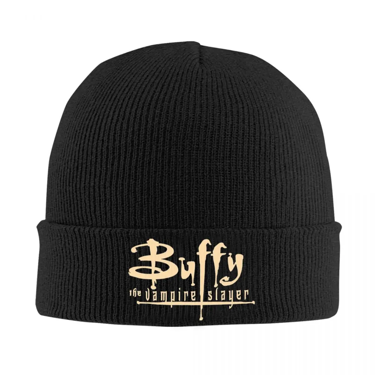 Buffy The Vampires Slayer Knitted Caps Women's Men's Skullies Beanies Winter Hat TV Series Warm Caps