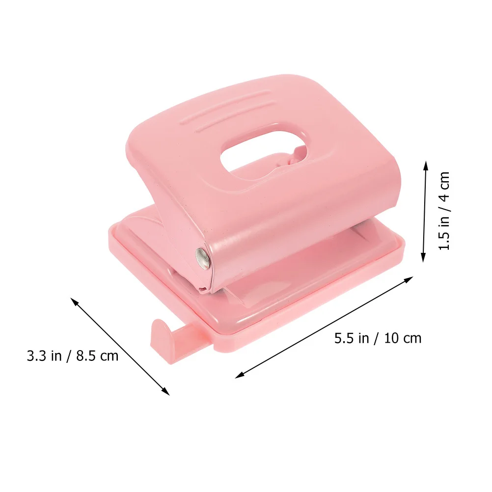 

2Pcs Hole Puncher Manual Paper Sheets Hole Maker Durable Office Tool for Home School Travel Craft DIY Projects