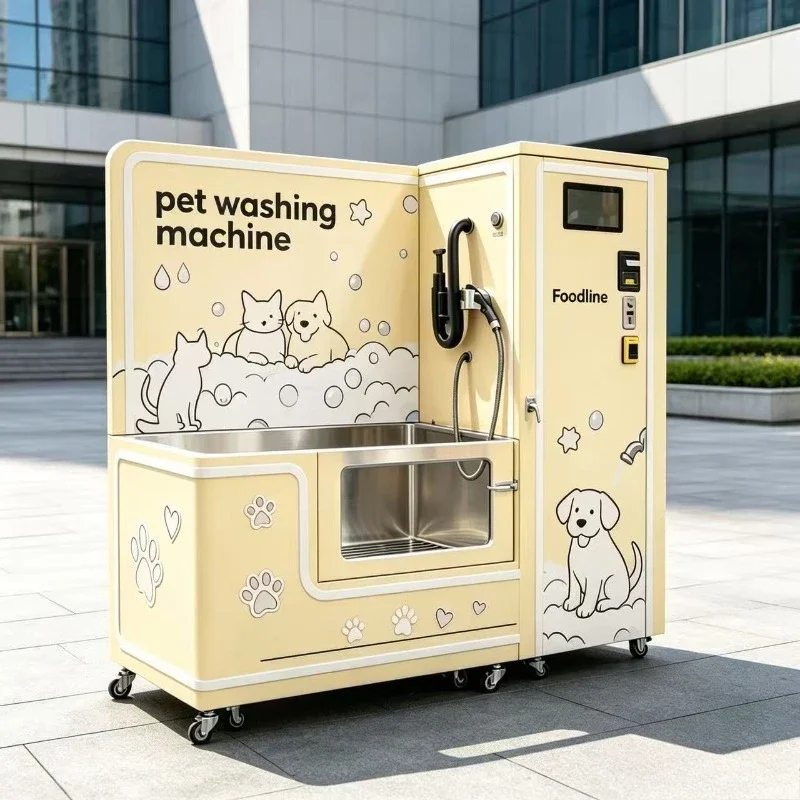 Commercial Stainless Steel Pet Self Cleaning Machine  Pet Shared Cleaning Machine Pet Grooming Machine