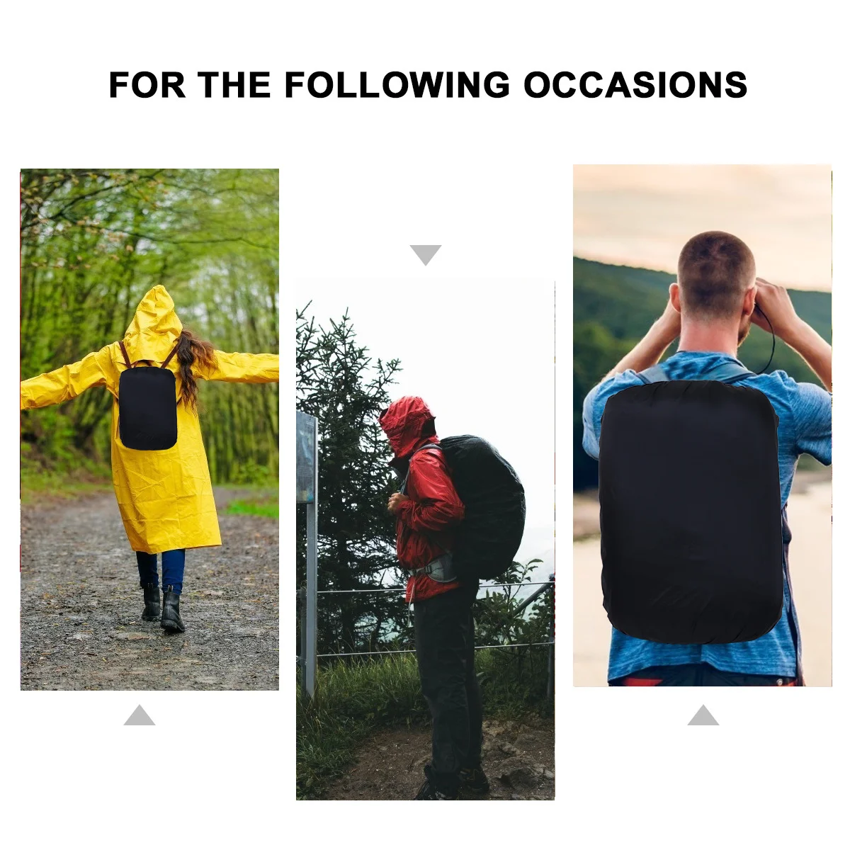 

Outdoor Backpack Rain Cover Waterproof Large Lightweight Portable Hiking Mountaineering Bag Dustproof Rain Hood