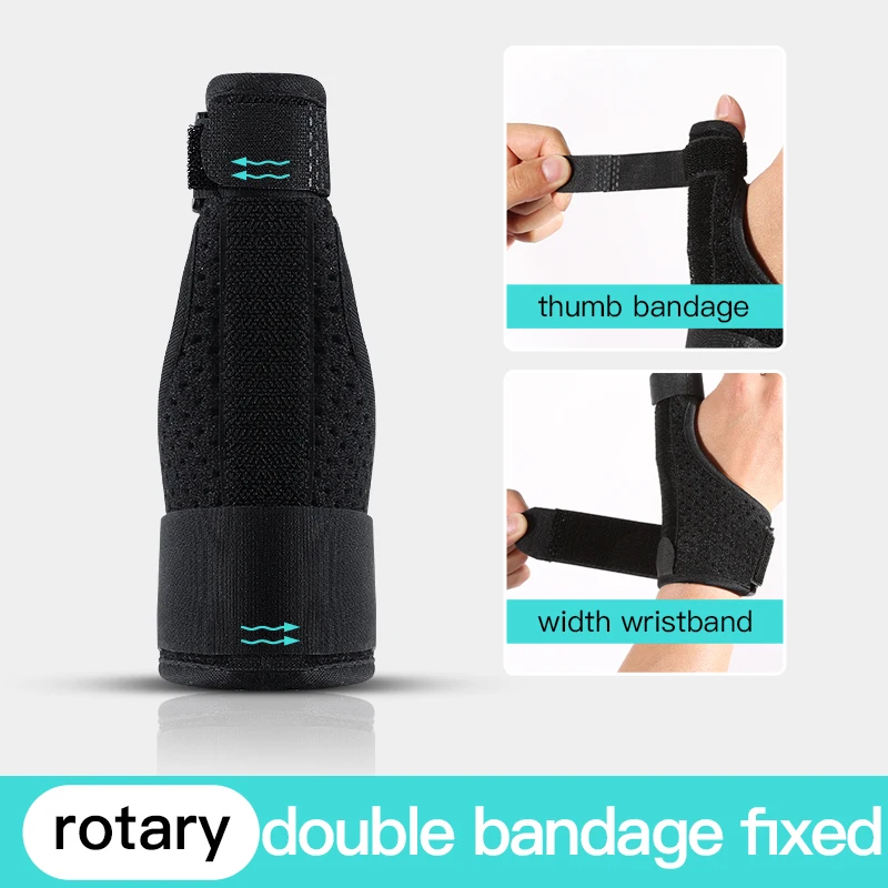 1 Person Thumb Splint Right and Left Hand, Reversible Thumb Support, Tendon Sheath Wrist Protection Thumb Sleeve