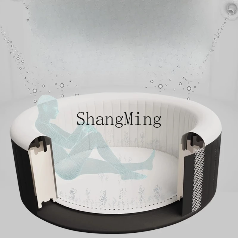 CL Inflatable Bath Outdoor Hot Spring Bath Inflatable Heated Pool Bathing Bucket Home Jacuzzi