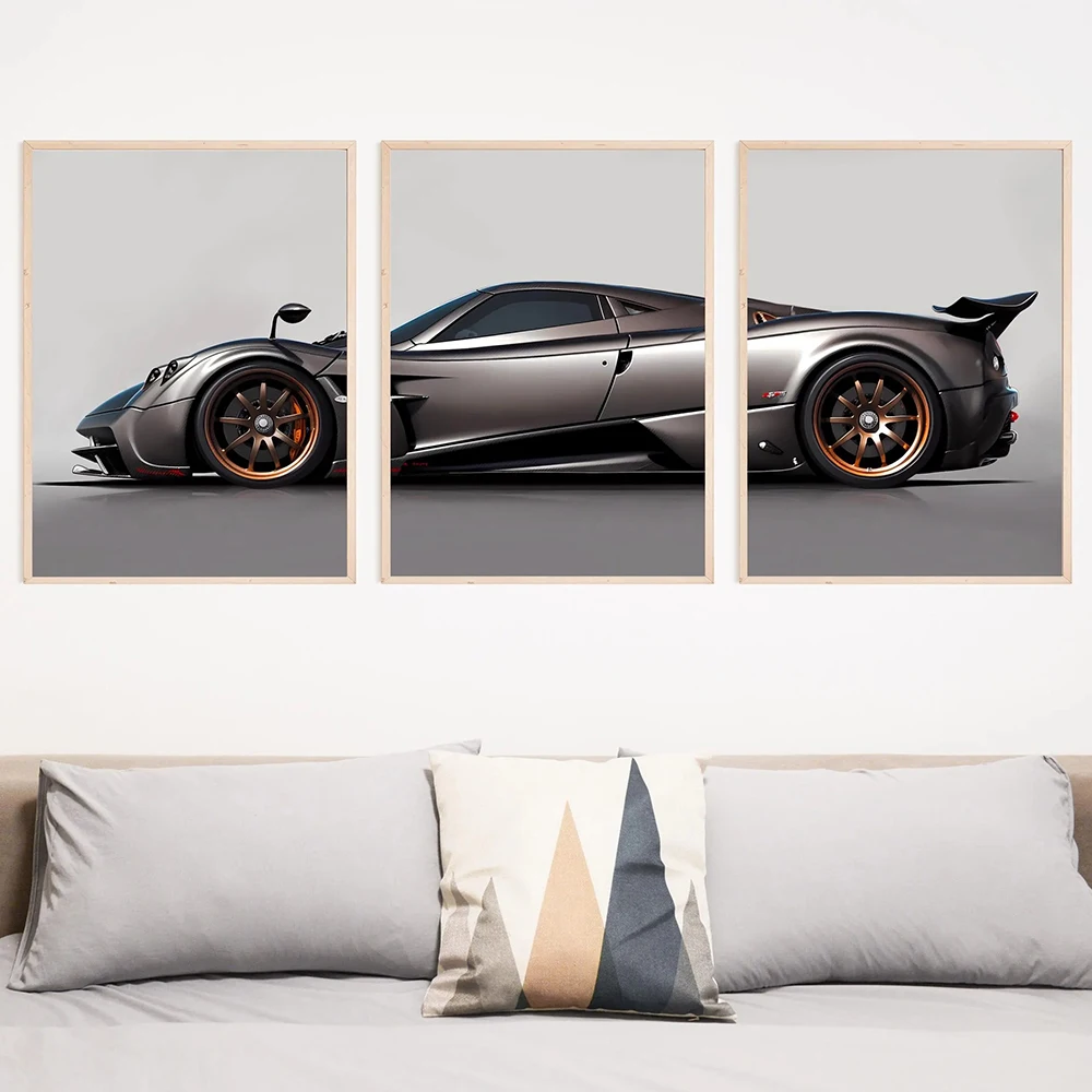 

Fashion Supercar Huayra Poster And Print Luxury Sports Car Graffiti Canvas Painting Modern Racing Wall Art Game Room Home Decor