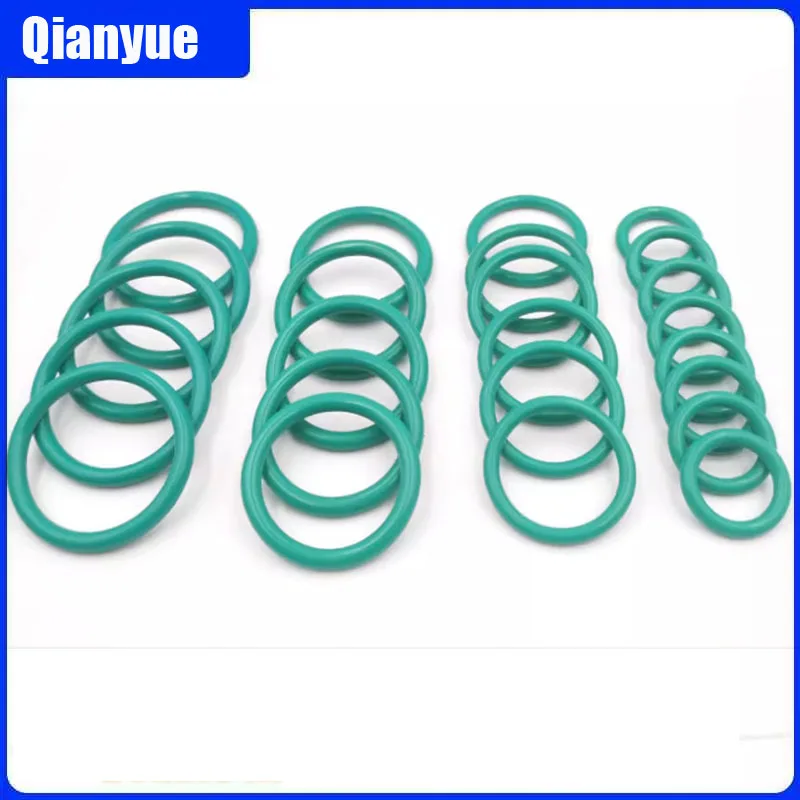 [5-100PCS] FKM O-Ring OD 5-220mm X 2mm - Temp -20℃~250℃ / Hardness 70A / Pressure 50MPa - Corrosion Resistant Seals
