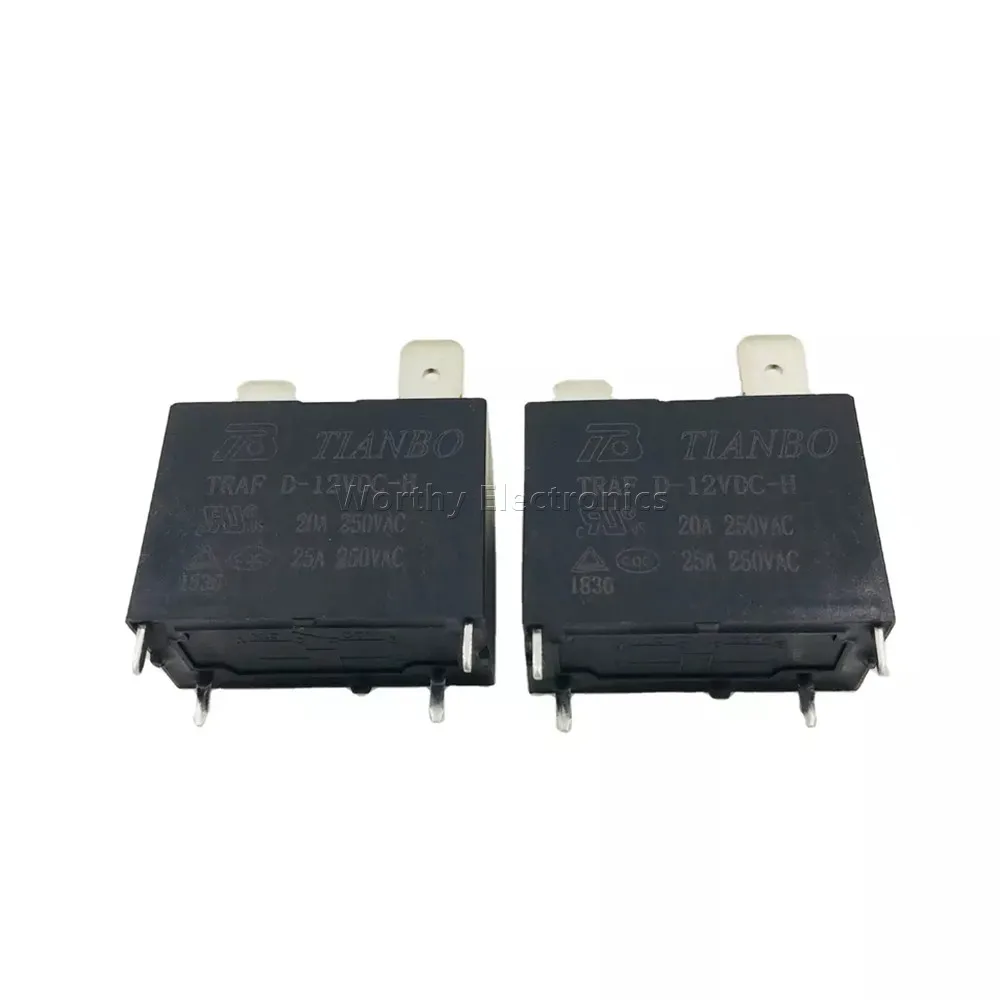 

Free Shipping 10PCS/LOT 12VDC 25A 4PIN Relay TRAF D-12VDC-H