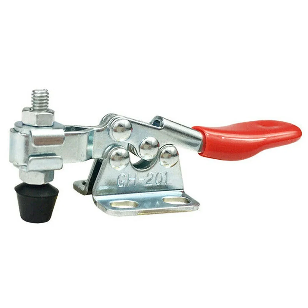 2Pcs GH-201 Toggle Clamp Quick Release Vertical / Horizontal Type Clamps U Shape Bar Woodworking Hand Tool GH201