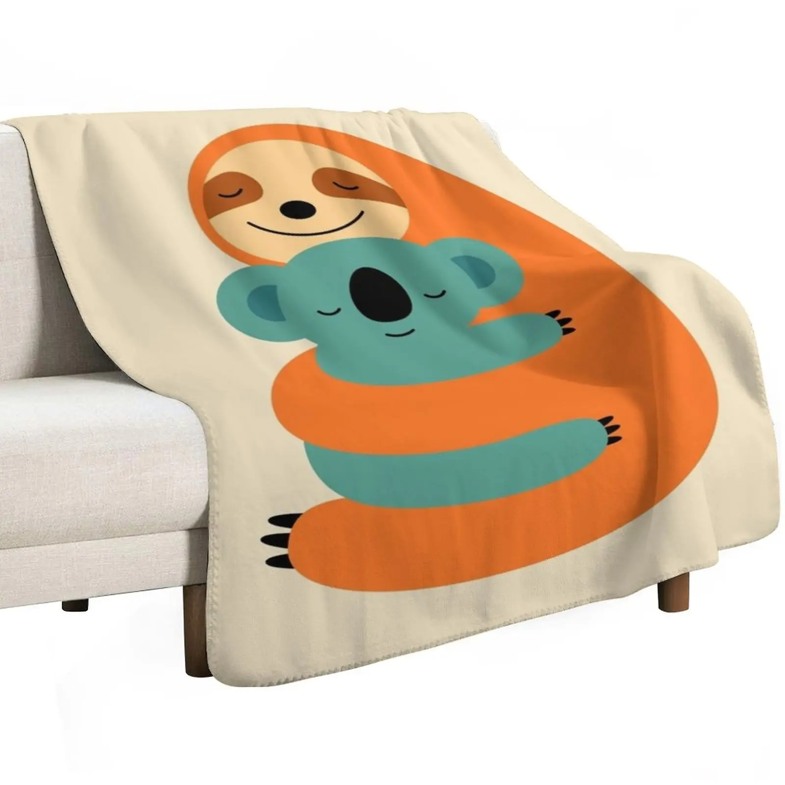 Stick Together Throw Blanket Durable Warm Blanket for Daily Home Use