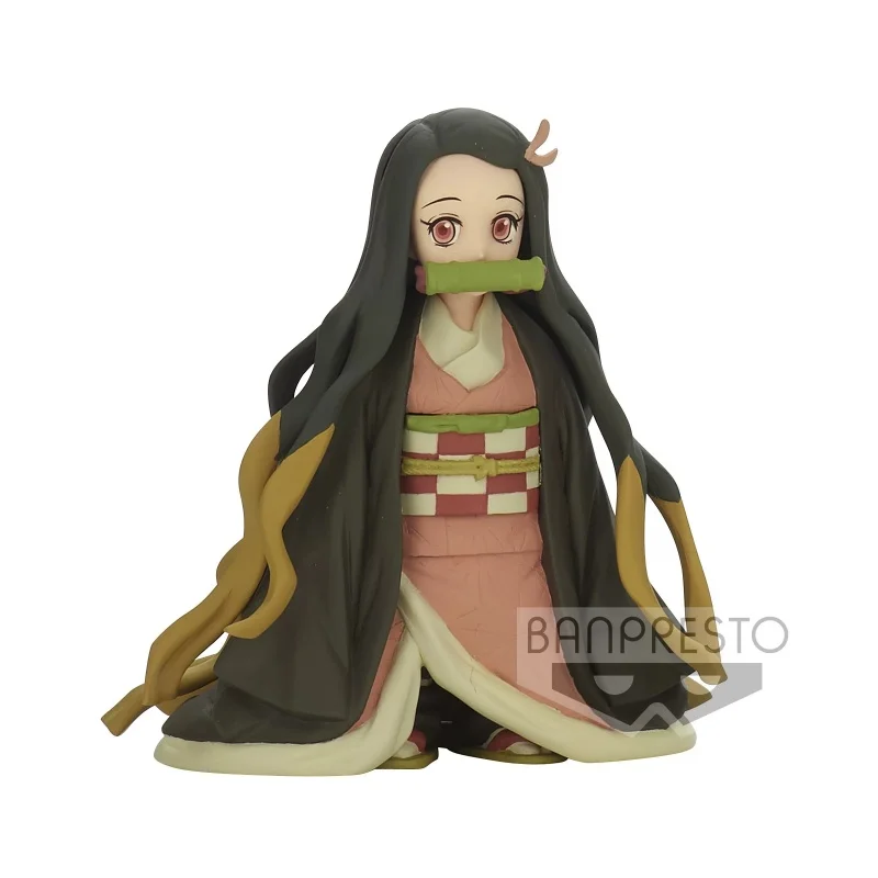 BANDAI Anime Demone Slayer Kimetsu No Yaiba Kamado Nezuko Figure Statua in PVC Modello Bambole Da Collezione Ornamento Giocattoli Regali per I Bambini